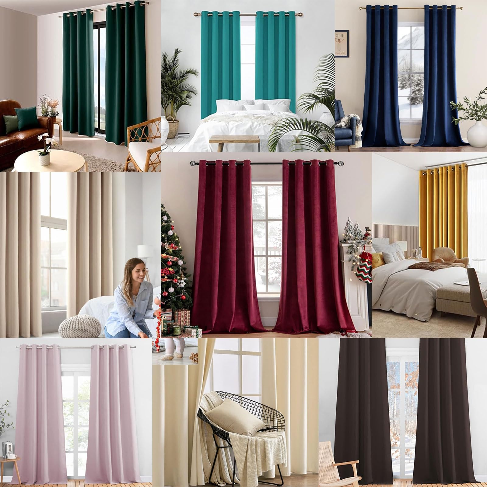 Amazon｜ドレープカーテン 130 x 190 cm 遮光 1級 99.9%以上 光沢が